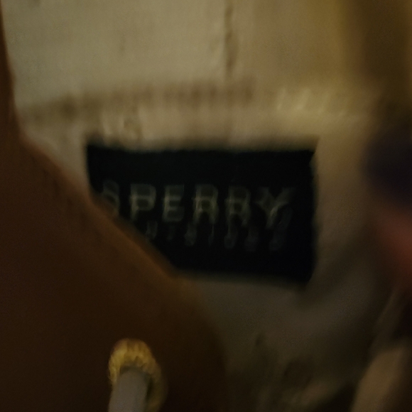 Sperry Floral Cream and Brown Boat Shoes - Picture 2 of 6